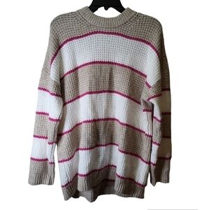 AMERICAN EAGLE XS WOMEN'S OVERSIZED SWEATER STRIPES